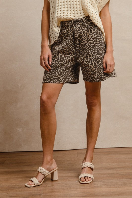 Leopard Shorts