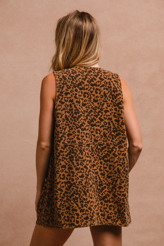 Leopard Vest