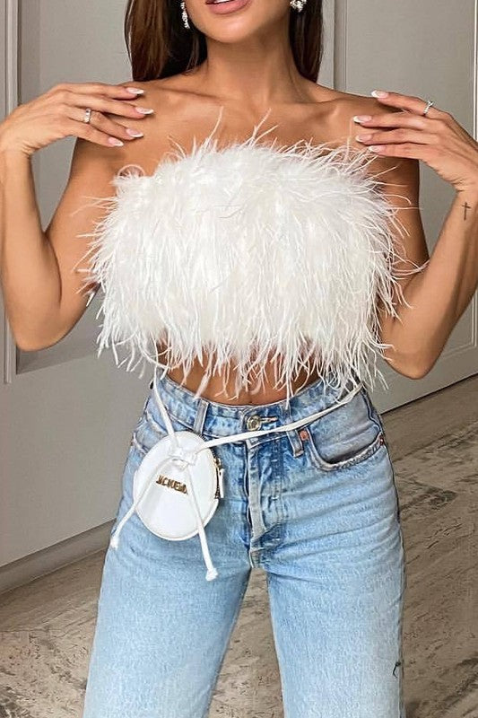 Good Time Boa Tube Top
