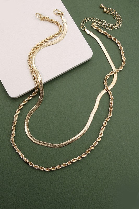 Golden Layered Necklace