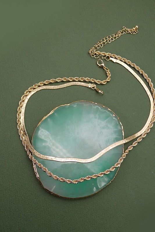 Golden Layered Necklace