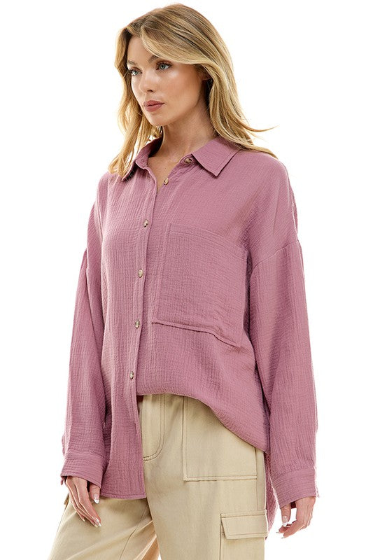 Seaside Button Down