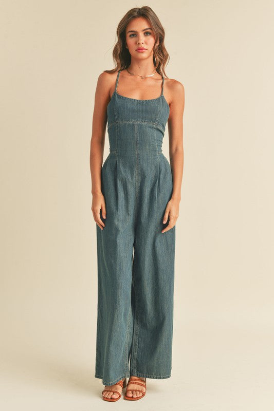 Lainey Denim Jumpsuit