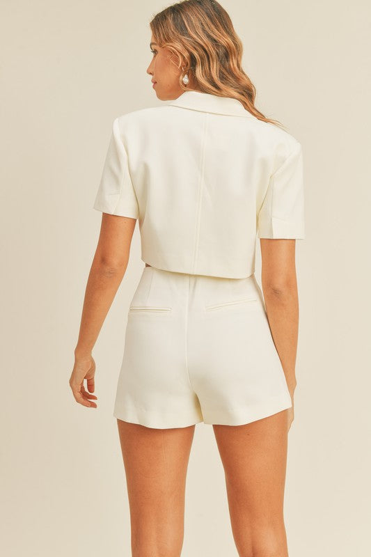 Becky Blazer Top
