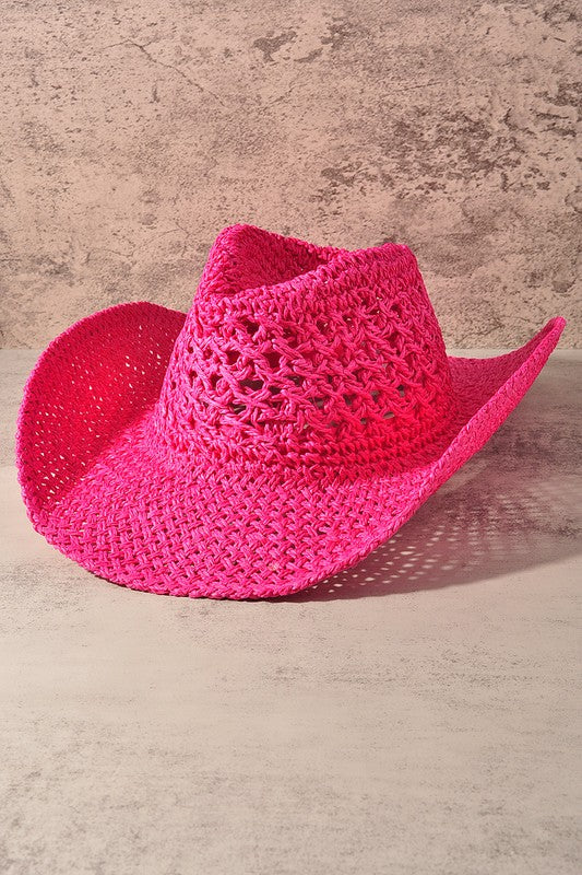 Net Pattern Festival Hat