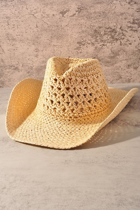 Net Pattern Festival Hat