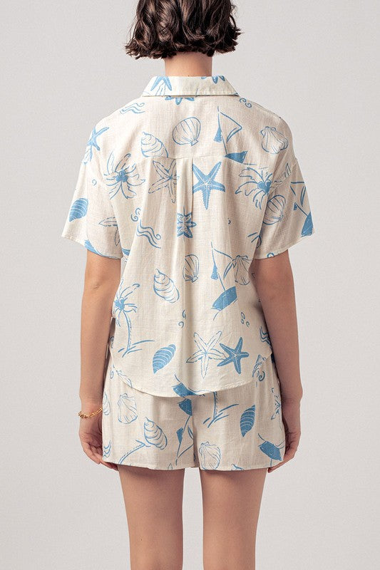 Island Hopping Button Down
