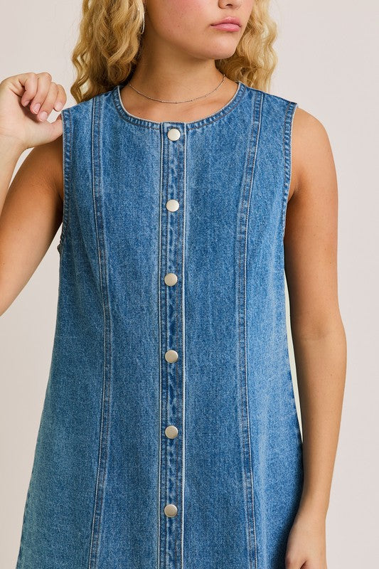 Hay Ride Denim Dress