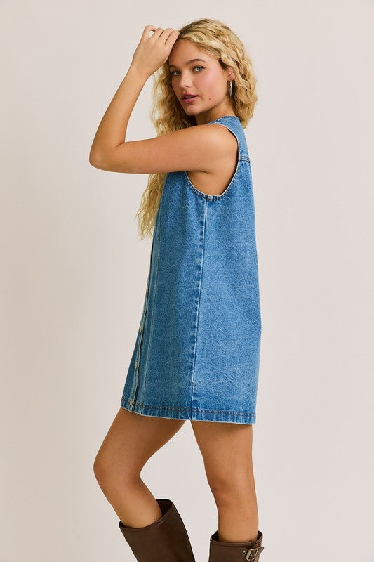 Hay Ride Denim Dress