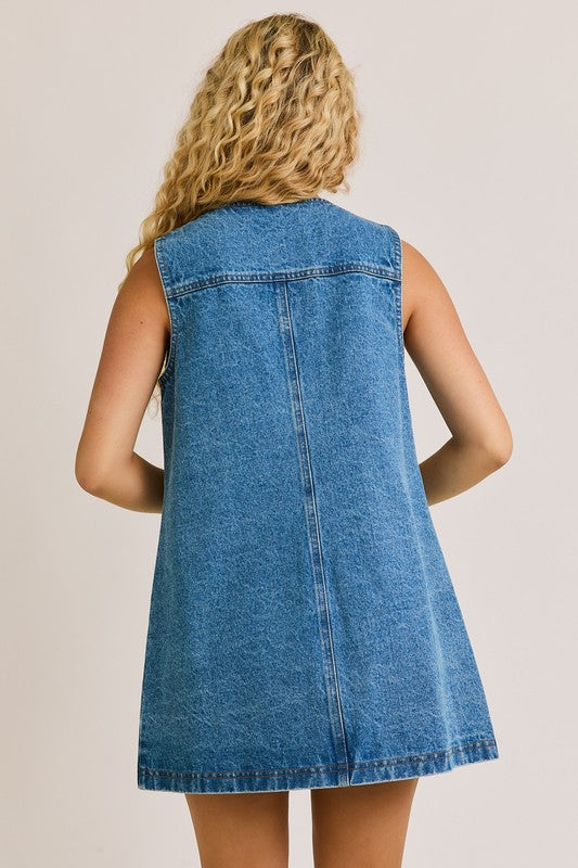 Hay Ride Denim Dress