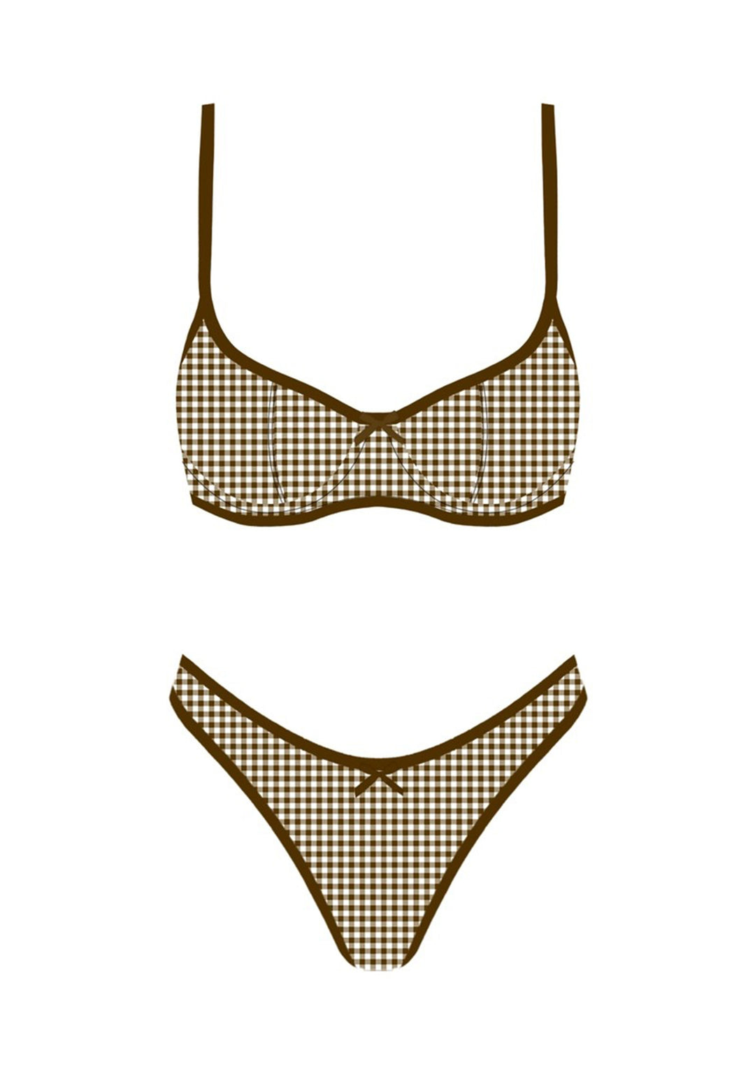 Carmel Macchiato Bikini Top