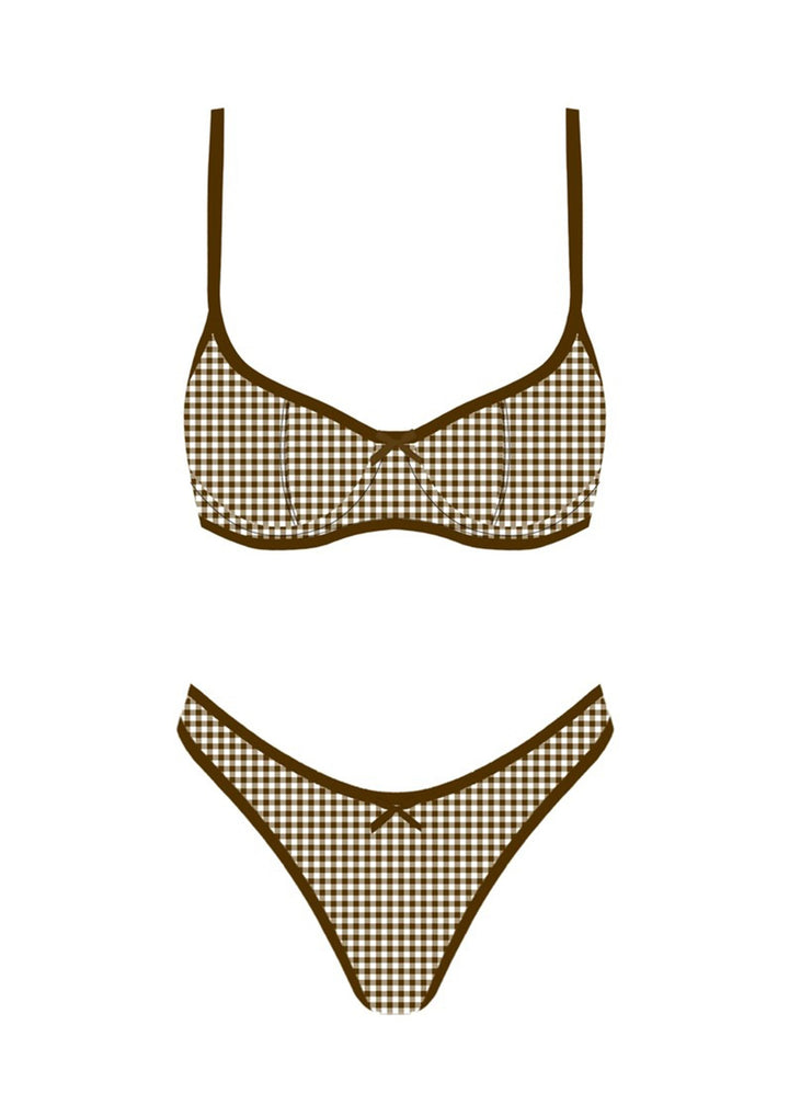 Carmel Macchiato Bikini Top