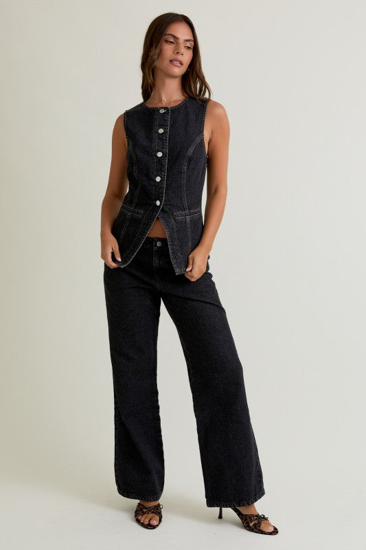 Archer Denim Vest