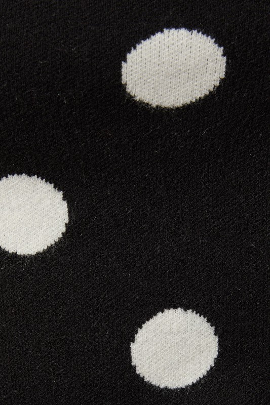 Asymmetrical Polka Dot Top
