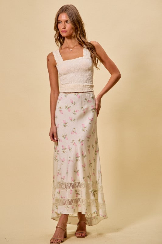 Ivory Maxi Skirt