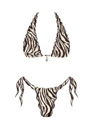 Zebra Bikini Bottoms