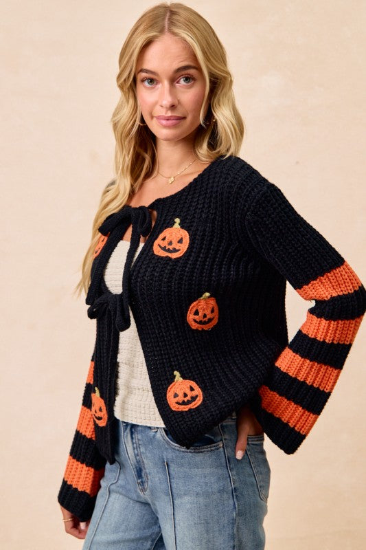 Jack-O-Lantern Cardigan