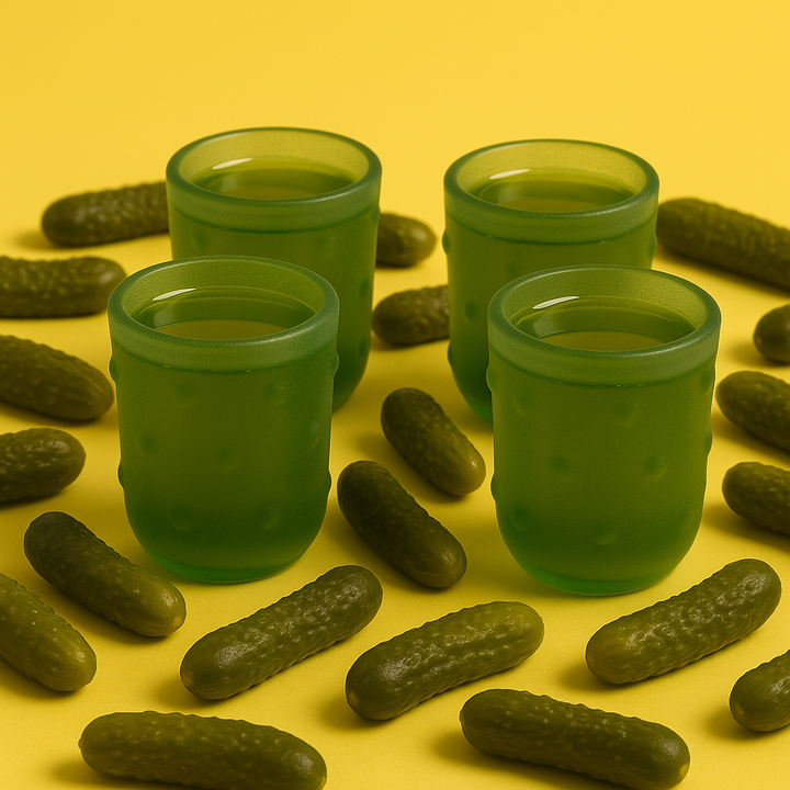 Pickle Shot Glasses