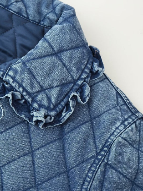 Quilted Denim Jacket