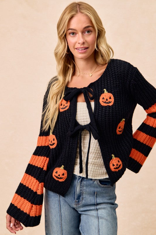 Jack-O-Lantern Cardigan