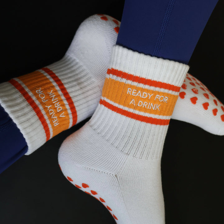 Ready for a Drink Grip Socks
