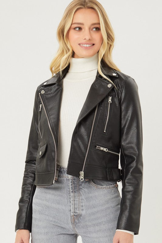 Betty Vegan Leather Jacket