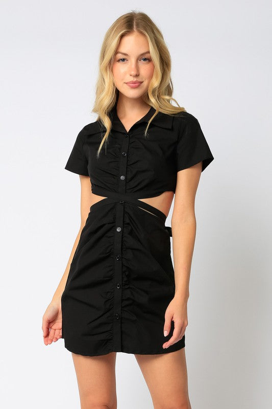 Millie Collared Mini Dress