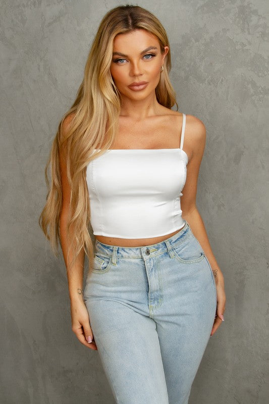 Ariana Satin Tank