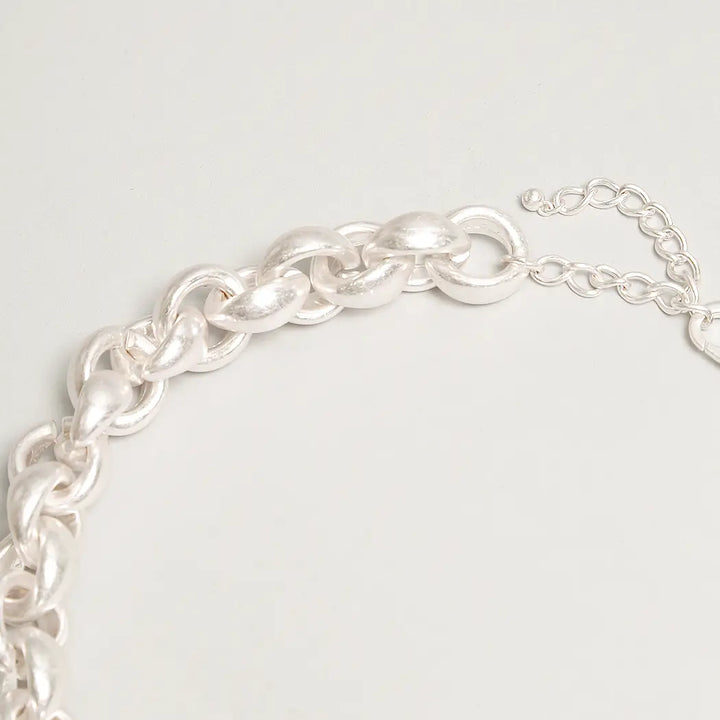 Chunky Silver Chain Necklace