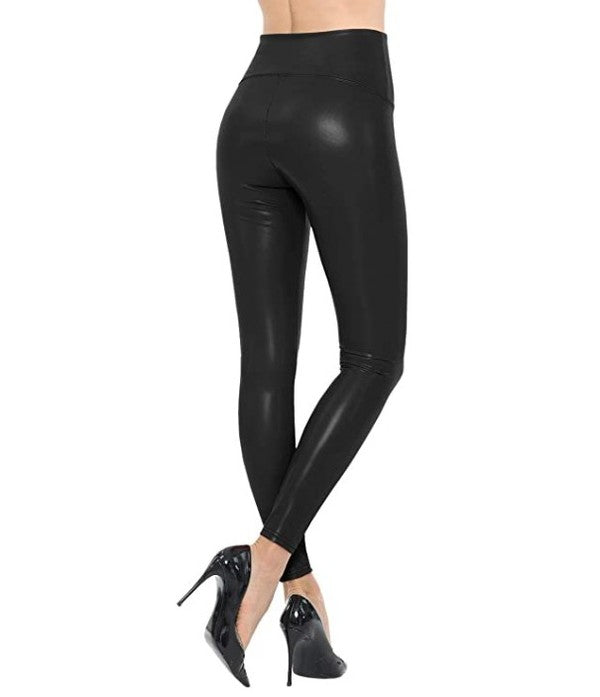 Alicia Vegan Leather Legging